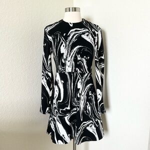 Zara Jacquard knit Sweater Dress